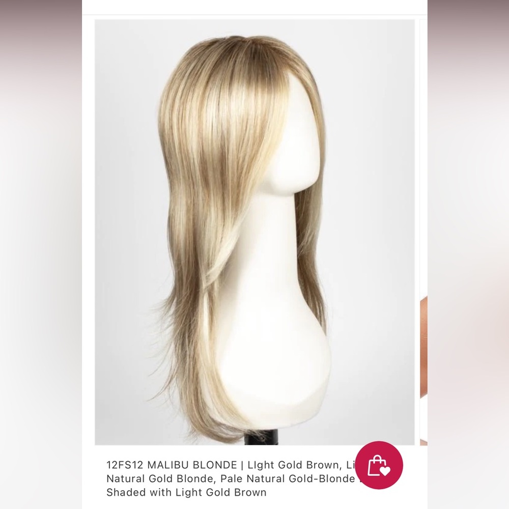 Zara Malibu Blonde Wig - synthetic Lace Front (mono-top)
